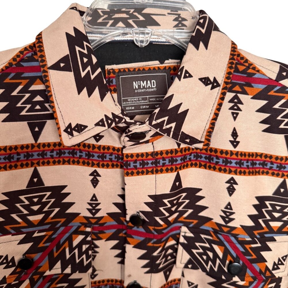 Nomad Aztec Print Long-Sleeve Shacket NWT - Picture 2 of 5